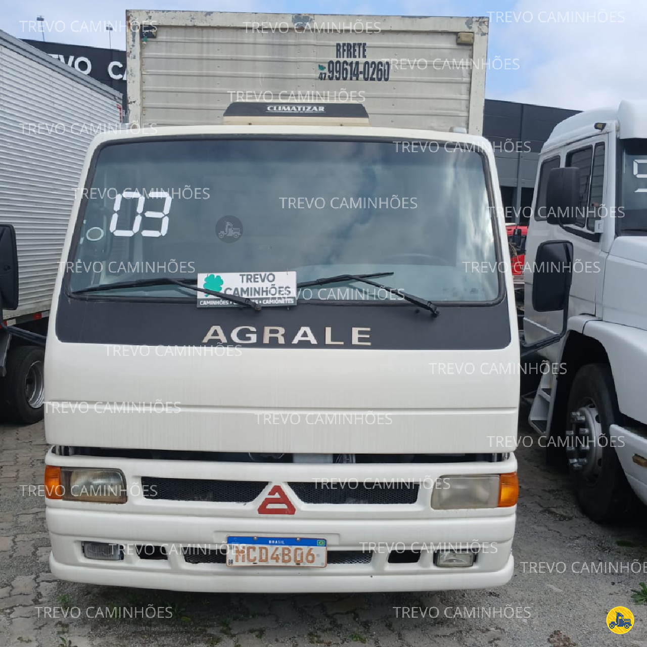CAMINHAO AGRALE AGRALE 6000 Baú Furgão Toco 4x2 Trevo Caminhões - AGB ITAJAI SANTA CATARINA SC